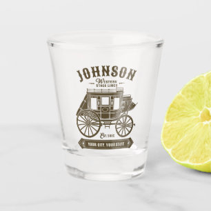 Vaso De Chupito NOMBRE Personalizado Viejo Transporte de Estrella