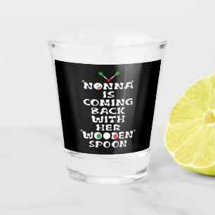 Vaso De Chupito Nonna Vuelve Con Su Cuchara De Madera