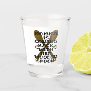 Vaso De Chupito Nonna Vuelve Con Su Cuchara De Madera
