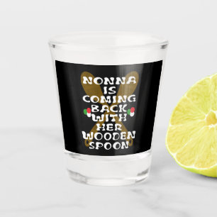 Vaso De Chupito Nonna Vuelve Con Su Cuchara De Madera