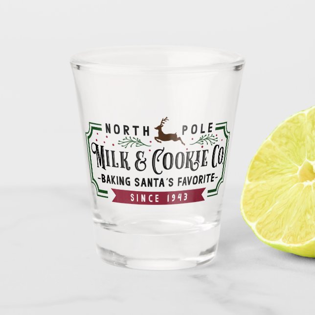 Vaso De Chupito North Pole Milk & Cookie Co. (Anverso)
