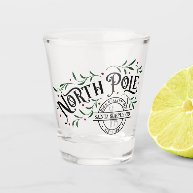 Vaso De Chupito North Pole Supply Co. (Anverso)