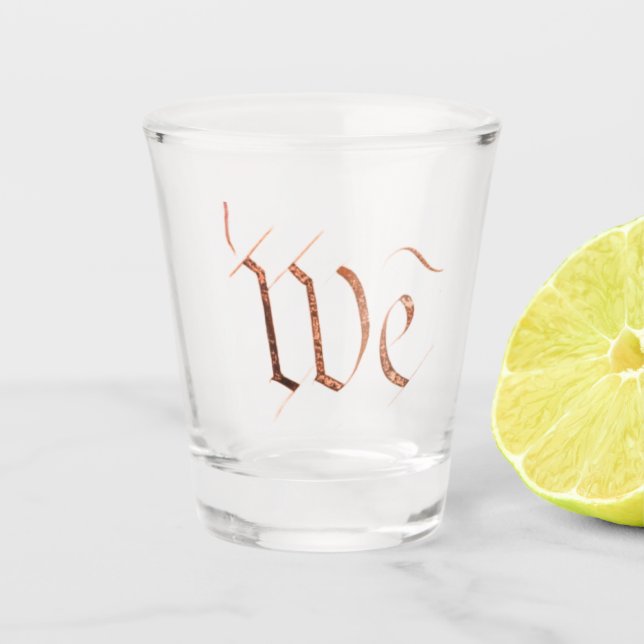 Vaso De Chupito Nosotros: el Pueblo (Anverso)