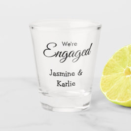 Vaso De Chupito Nosotros somos pareja comprometida nombre romántic