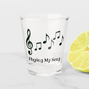 Vaso De Chupito Notas musicales Diseño Glass Shot
