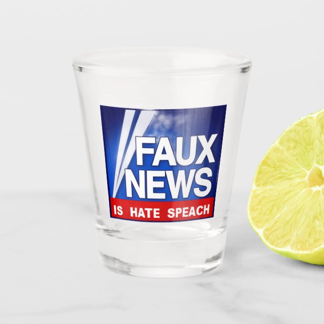 Vaso De Chupito Noticias falsas (Anverso)