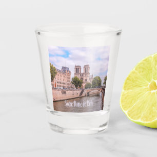 Vaso De Chupito Notre Dame de París Francia Catedral Católica