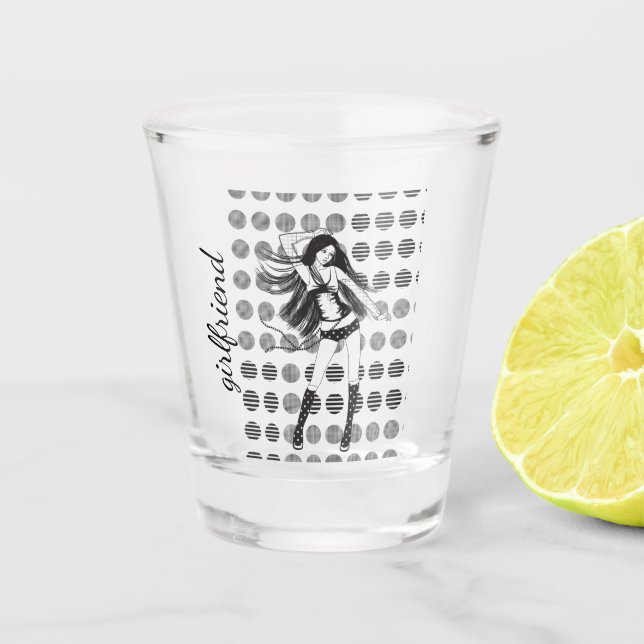 Vaso De Chupito novia (Anverso)