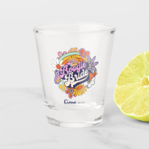 Vaso De Chupito Novia Boogie de los 70 Groovy Despedida de Soltera