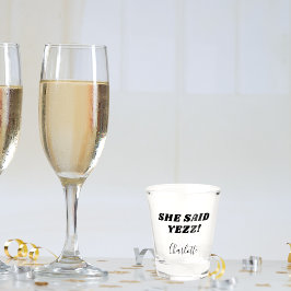 Vaso De Chupito Novia dijo que sí, llame a la despedida de soltera