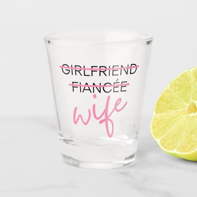 Vaso De Chupito Novia. Fiancée. Esposa Shot Glass (Anverso)