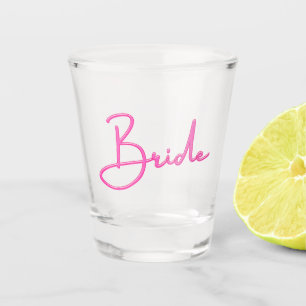 Vaso De Chupito Novia rosa caliente