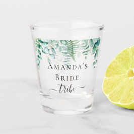 Vaso De Chupito Novia tribu eucalipto vegetación helechos bosque