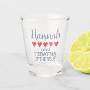 Vaso De Chupito Novia y Cortejo Nupcial 5 Corazones Madrastra de l