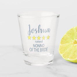 Vaso De Chupito Novia y Cortejo Nupcial 5 Estrellas Abuelo de la N