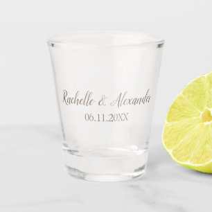 Vaso De Chupito Novia y novio
