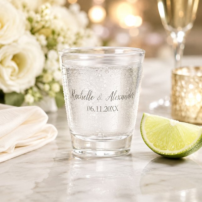 Vaso De Chupito Novia y Novio (Subido por el creador)