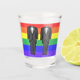 Vaso De Chupito Novio y novio