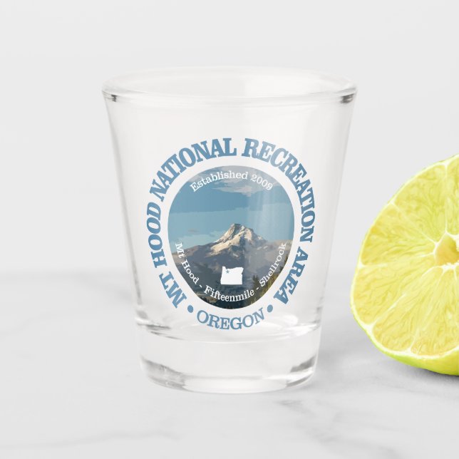 Vaso De Chupito NRA de Mount Hood (Anverso)