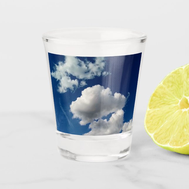 Vaso De Chupito Nubes blandas grandes (Anverso)