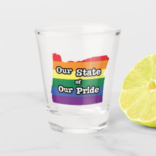 Vaso De Chupito Nuestro estado de orgullo Oregón