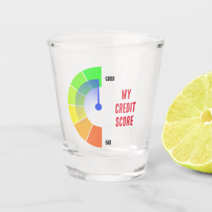 Vaso De Chupito ¡NUEVO! Glass de disparo Mi puntuación de crédito 