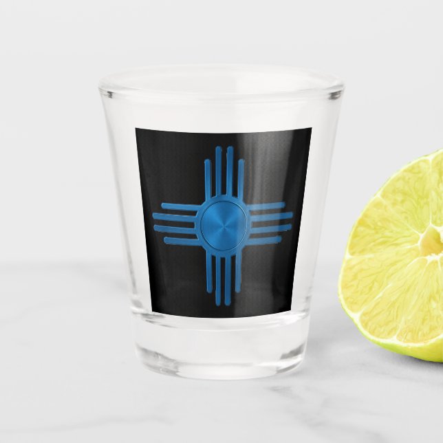 Vaso De Chupito Nuevo México Sol Zia  (Anverso)
