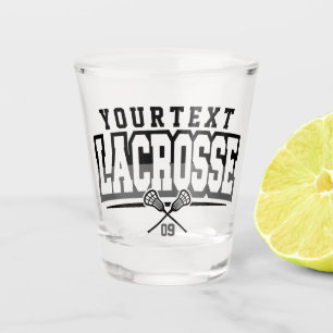 Vaso De Chupito Número de equipo de ADD NAME del jugador de Lacros