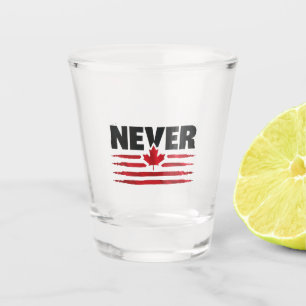 Vaso De Chupito Nunca 51.ª política canadiense-estadounidense Trum