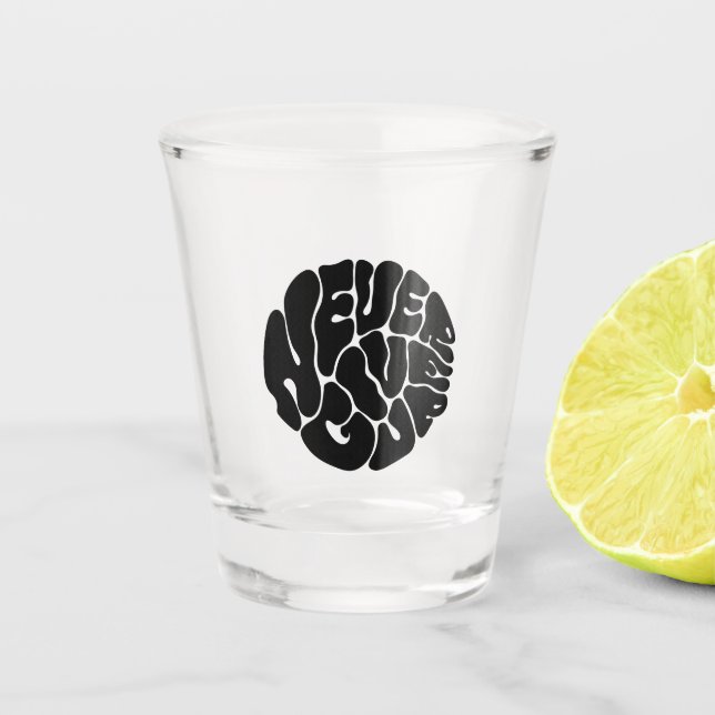 Vaso De Chupito nunca rendirse (Anverso)