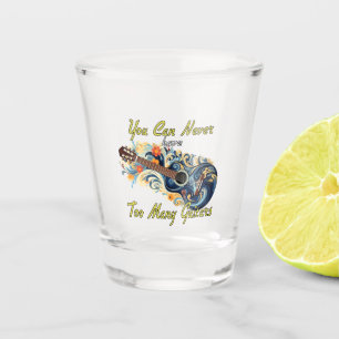 Vaso De Chupito Nunca Se Puede Tener Demasiados Guitares - Encanta
