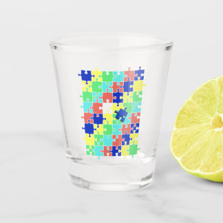 Vaso De Chupito Obra de sensibilización sobre autismo
