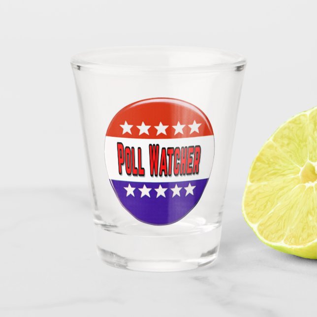 Vaso De Chupito Observador de encuestas (Anverso)
