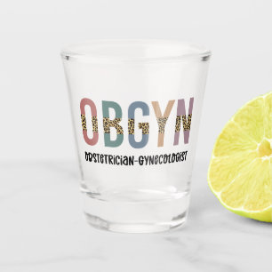 Vaso De Chupito Obstetricista ginecólogo obstetra impresión de leo