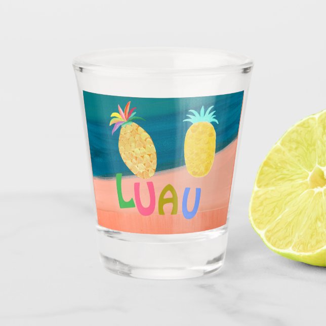 Vaso De Chupito Ocean Pineapple Luau (Anverso)
