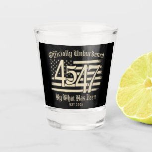 Vaso De Chupito Oficialmente Aliviado Por Lo Que Ha Sido Trump 45