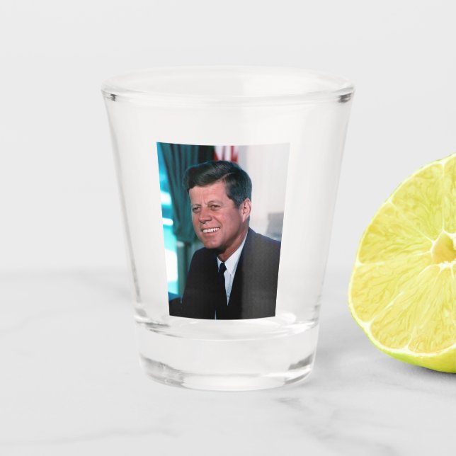 Vaso De Chupito Oficina Oval del Presidente John F. Kennedy (Anverso)