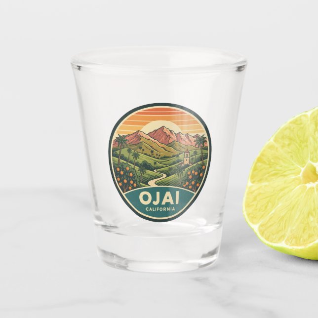 Vaso De Chupito Ojai California (Anverso)