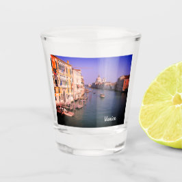 Vaso De Chupito Ojalá estuviera en Venecia Italia en el agua