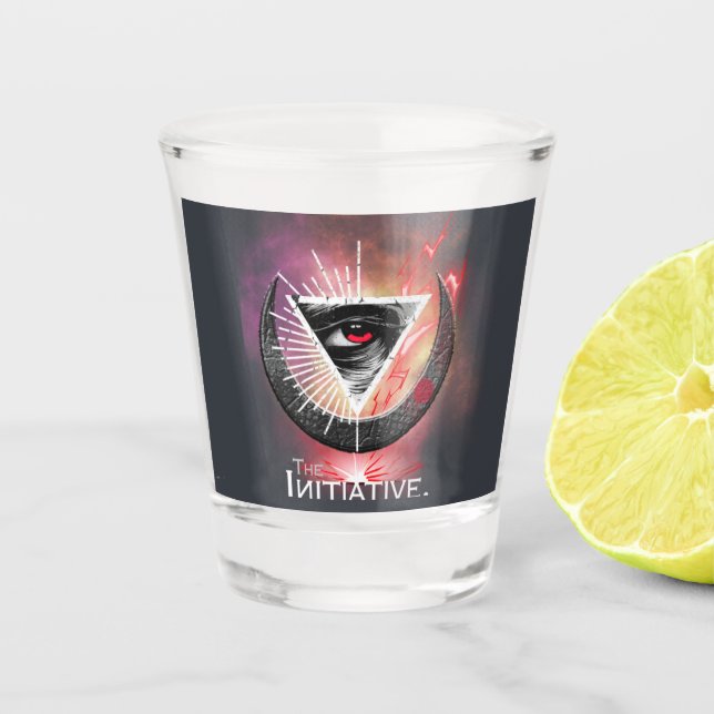 Vaso De Chupito Ojo De Iniciativa Básico Cósmico (Anverso)