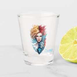 Vaso De Chupito Ojo de León y pelo estrellado