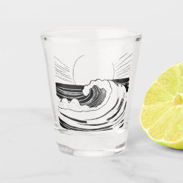 Vaso De Chupito Ola de Mar