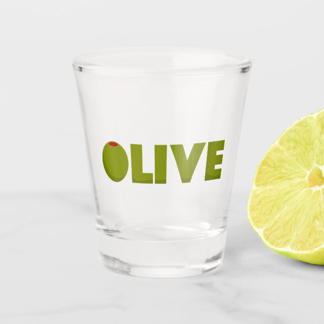 Vaso De Chupito Oliva (Anverso)