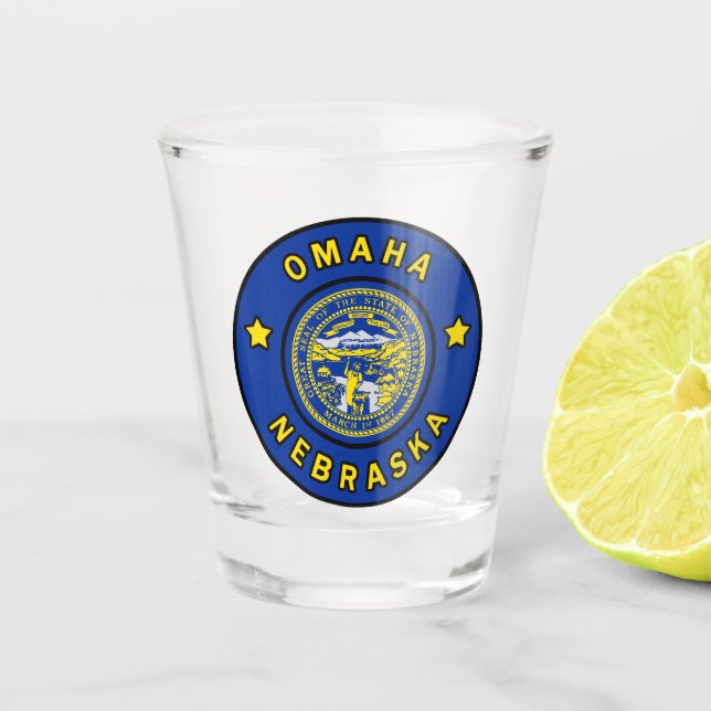 Vaso De Chupito Omaha Nebraska (Anverso)