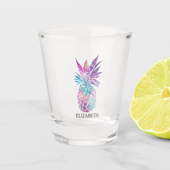 Vaso De Chupito Ombre Pineapple (Anverso)