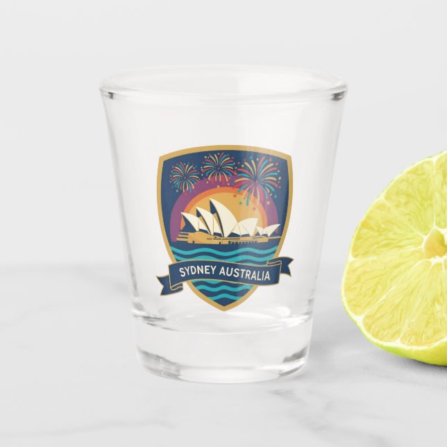 Vaso De Chupito Ópera de Sídney Australia (Anverso)
