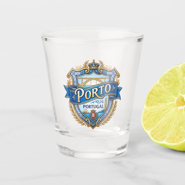 Vaso De Chupito Oporto Portugal (Anverso)