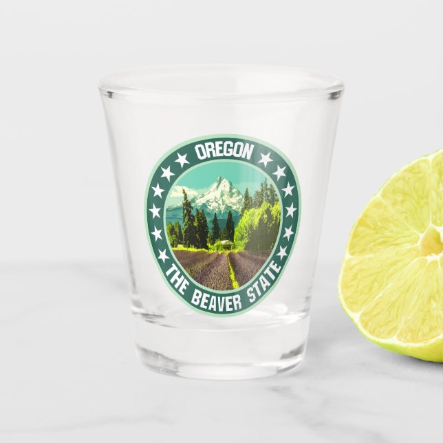 Vaso De Chupito Oregón (Anverso)