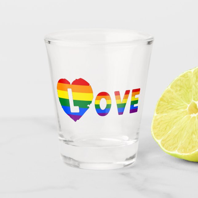 Vaso De Chupito Orgullo AMOR (Anverso)