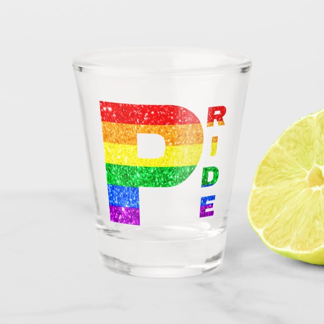 VASO DE CHUPITO "ORGULLO" ARCOÍRIS #3 (Anverso)